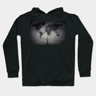 world map Hoodie